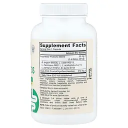 Пробіотики Jarrow Formulas Vegan Jarro-Dophilus Plus FOS, 200 вегакапсул - мініатюра 2