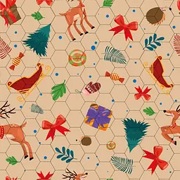 Багаторазова пелюшка Pelushka New Year 40х60 см - мініатюра 2