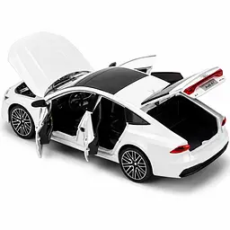 Колекційна металева модель автомобіля АвтоЕксперт Audi A7 з інерцією, світлом та звуком 1:24  - мініатюра 2