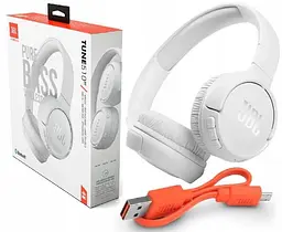 Навушники JBL з мікрофоном Tune 510BT White (JBLT510BTWHTEU) (UA) - мініатюра 7