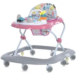 Дитячі ходунки El Camino Simply ME 1215 Pink, музика, світло