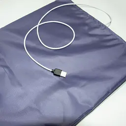 Інфрачервона грілка від USB, електрогрілка непромокальна фіолетова 53х32 см - мініатюра 4