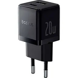Мережевий зарядний пристрій Baseus Palm Fast Charger 20W Cluster Black (P10111608113-00) [139988]