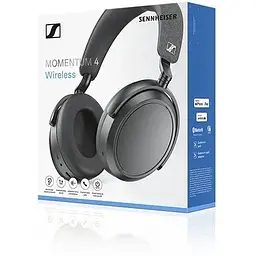 Бездротові навушники Sennheiser Momentum 4 Bluetooth Stereo чорні - мініатюра 7