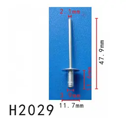 Заклепки металева Toyota, Lexus (47.9MM) (9026906013, 90269-06013)H2029)