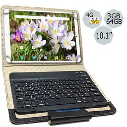 Планшет-телефон Adronix MT Pad 364 LTE 3/64 Silver + Чохол із Bluetooth клавіатурою - мініатюра 2