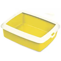 Туалет для котів з рамкою MPS HYDRA MINI YELLOW 43 x 31 x 12 см