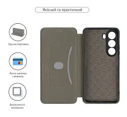 Чохол-книжка ArmorStandart G-Case для Realme C100i 4G / C100x 4G Black - мініатюра 3