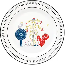 Тарілка обідня МВМ My Home 27 см біла (KP-53 WHITE)