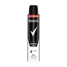 Антиперспірант Rexona Невидимий на чорному і білому 200 мл (8720181584282)