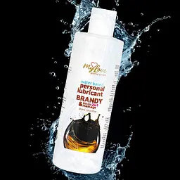 Лубрикант MyLove Aroma Series IntimMassage 2in1 Brandy, 300 мл - мініатюра 3