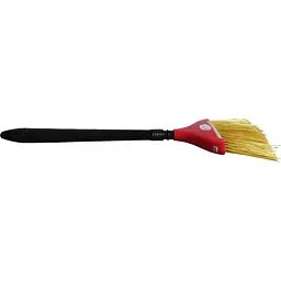 Віник Zambak Plastik №1 пластмасовий зі з'ємною ручкою 15х67 см червоний (ZP-260r) - мініатюра 2