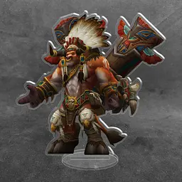 Акрилова колекційна фігурка World of Warcraft Таурен Бейн Криваве Копито 15 см - мініатюра 2
