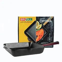 Сковорода чавунна Brizoll Optima O262650G 26 см - мініатюра 8