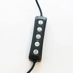 Світлодіодне кільце для селфі 20 см "LED RGB MJ20", кругла лампа для селфі від USB (селфі лампа) (ST) - мініатюра 7