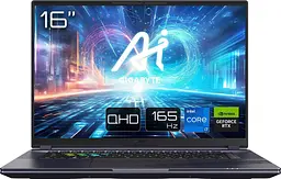 Ноутбук Gigabyte AORUS 16X 9KG 2024 Core i7-13650HX/4.9 ГГц/RTX 4060/8 ГБ 16/1000 ГБ Refurbished