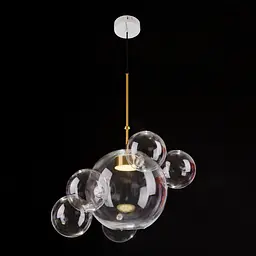 Люстра Brille молекула підвісна LED 14W NW G (BL-933S/6) - мініатюра 5