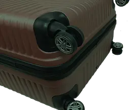Велика пластикова валіза на колесах 115L Polo коричнева GD sum0028670 - мініатюра 6