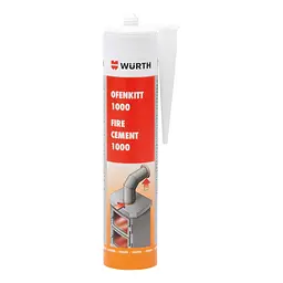 Герметик высокотемпературный Wurth Fire Cement 1000 серый чугун 310 мл (арт. 08932900)