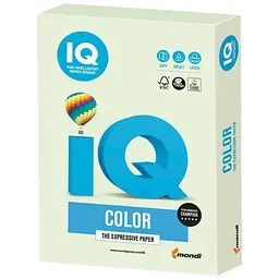 Папір Mondi IQ color А4 pastel, 160g 250sh Light Green (GN27/A4/160/IQ) - мініатюра 1