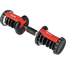Гантель розбірна регульована Gymtek 2,5-24кг червоний - мініатюра 9