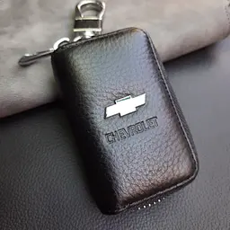 Автомобільна ключниця для ключів із логотипом Chevrolet (тиснена шкіра)
