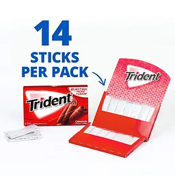 Гумка жувальна Trident Cinnamon з корицею 27 г (943843) - мініатюра 2