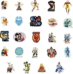Стікерпак GeekLand Avatar: The Last Airbender 50 штук - мініатюра 3