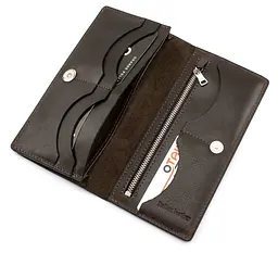 Чоловічий шкіряний портмоне GRANDE PELLE 19,5х10х2,5 см acs0024468 - мініатюра 4