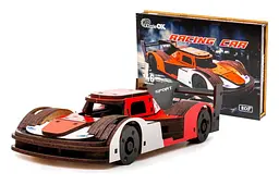 Конструктор Puz-01037 "Racing Car" Порше дерев'яний, 146 дит., розмір моделі 22х9х5 см PuzzleOk