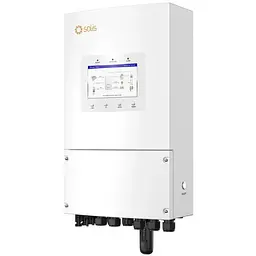 Гібридний інвертор Solis однофазний S6 8кВт, 2xMPPT, DC, для LV Batteries