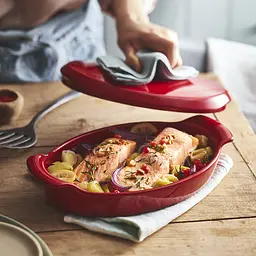 Форма для запікання Emile Henry Ovenware 30.5x17.5x9 см 0.9 л красна (348441) - мініатюра 7