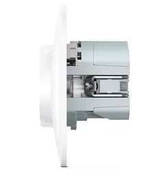 Розетка Videx Binera одинарна із заземленням з USB+USB-C біла (VF-BNSK1GUC-W) - мініатюра 4