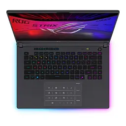 Ноутбук Asus ROG Strix G16 G615 G615JMR-S5179, 16 inch 2560 x 1600, Intel Core i9-14900HX 24 C/32 T, 2.2 GHz - 5.8 GHz, 36 MB SDR, 28 GB cache, 28 GB Nvidia GeForce RTX 5060, без системи de operare, чорний - мініатюра 3