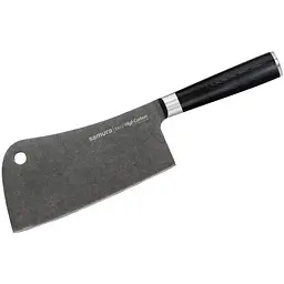 Ніж-сокирка кухонний для м'яса 180 мм Samura MO-V Stonewash (SM-0040B)