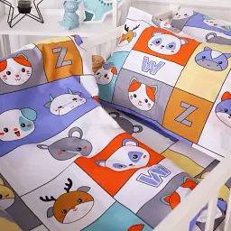 Підковдра MirSon Бязь Kids Time 20-0039 Zoo alphabet 110х140 см (2200009640070) - мініатюра 5