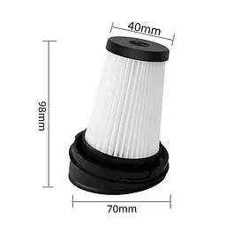 Фільтр контейнера на ручний пилосос Grundig VCH9629, VCH9630, VCH9631, VCH9632, VCH9829, VCH9832, 9178008590 - мініатюра 6