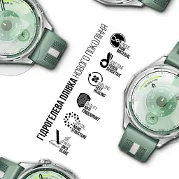 Плівка захисна Armorstandart Matte hydrogel Huawei Watch GT 6 46mm 6 pcs (ARM92072) - мініатюра 2