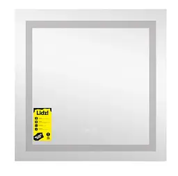 Дзеркало Lidz Kubis (KU1) 700х700 мм, прямокутне, з LED-підсвічуванням Touch LDKU70070049287