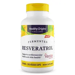 Транс-ресвератрол Healthy Origins Resveratrol 300 mg, 150 вегакапсул для підтримки мозку