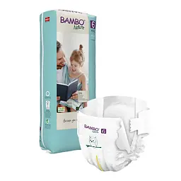 ЕКО Підгузки Bambo Nature 6 (16+ кг), 40 шт. Bambo Nature (19266)