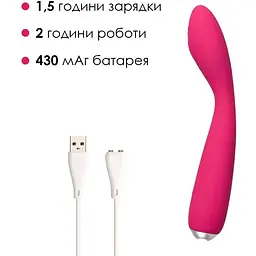 Вібратор для клітора та точки G Svakom Iris Plum Red двостороння стимуляція - мініатюра 5
