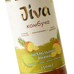 Напій Jiva Комбуча Exotic неХмільний Ананас з соком ананасу та екстрактом хмелю 330 мл - мініатюра 5