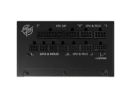 Блок живлення MSI MPG A1000G PCIE5 - мініатюра 3