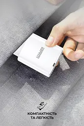 Мережевий зарядний пристрій для смартфона та планшета, AR012 24W White 1xUSB з кабелем USB-A to Lightning в комплекті, підтримка Quick Charge 3.0, швидка зарядка для iPhone та iPad, ArmorStandart (ARM69894) - мініатюра 5