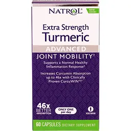Куркума турмерік Natrol Advanced Extra Strength Turmeric 60 капсул - мініатюра 3
