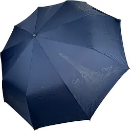 Жіноча складана парасолька напівавтомат Frei Regen 97 см синя