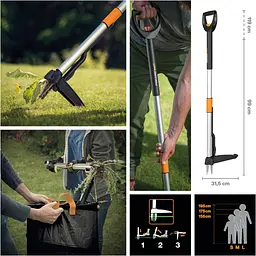 Телескопічний видальник бур'янів Fiskars SmartFit (1020125) - мініатюра 7