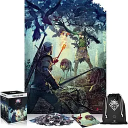 Пазл класичний GoodLoot Witcher: Leshen Puzzles 1000 елементів (5908305238478) - мініатюра 2