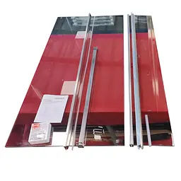 Душова перегородка Koer Sr SP03-30x200-TR-01 Walk-In (рухома.частина) прозоре скло Easy Clean 8мм, хром KR5399, прозорий, хром - мініатюра 12